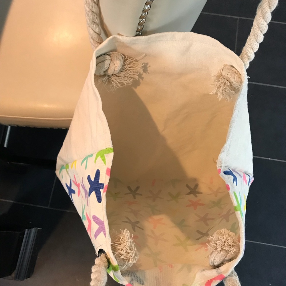 Coastal Tote with Rope Handles - Picture 3 of 4